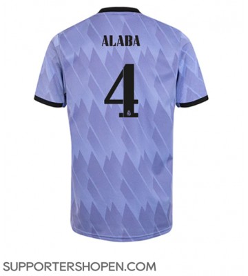 Real Madrid David Alaba #4 Borta Matchtröja 2022-23 Kortärmad
